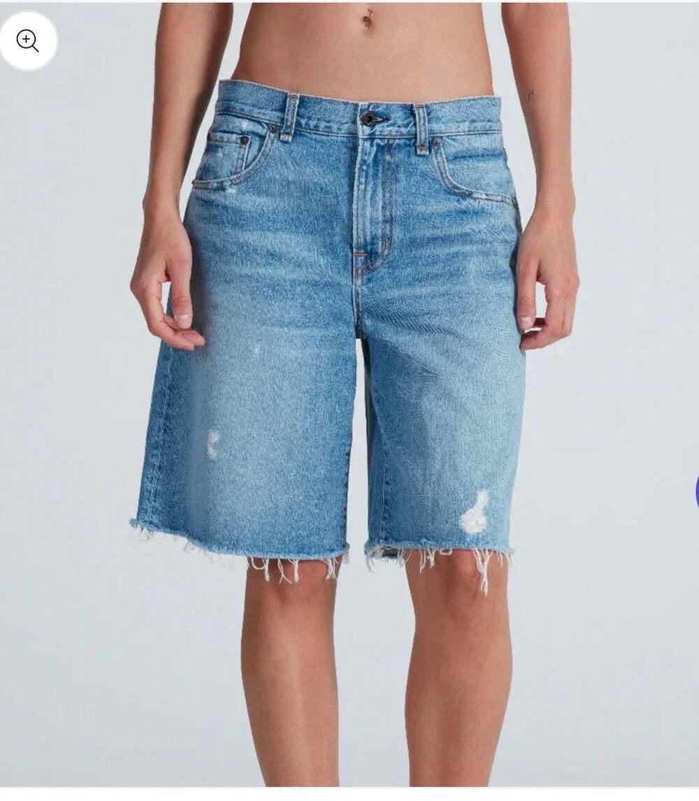 NEW ASKK NY Yosemite Short Jorts Raw Hem Denim 29